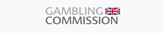 Gambling Commission logo with UK flag